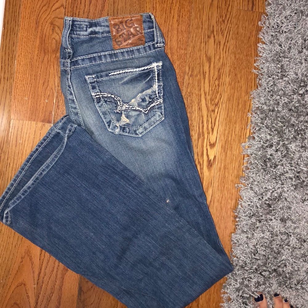Big star boot cut jeans